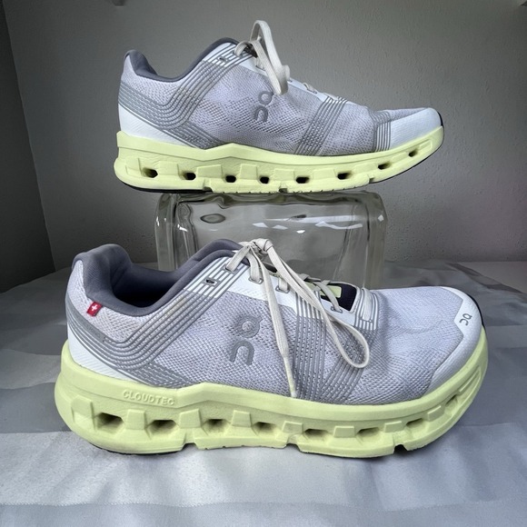 On Cloud Shoes Womens 10 Frost Hay White Pale Green Cloud Go Athletic Running - Picture 1 of 10